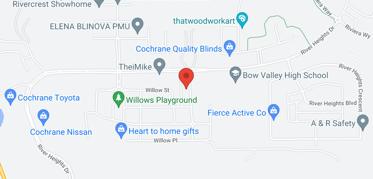map of 18 Willow DR